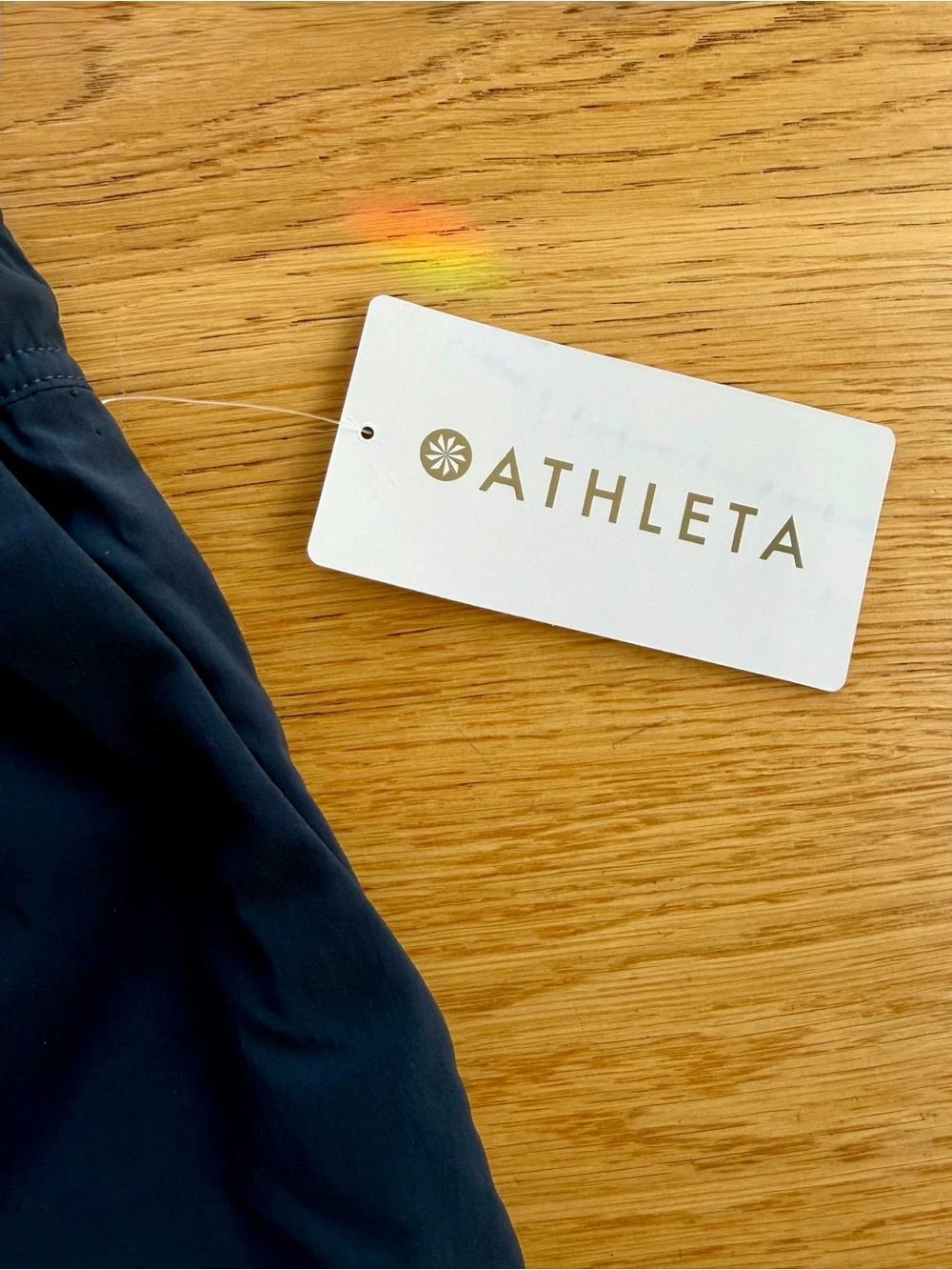 Athleta Pull On Deep Navy Blue Midday Athletic Drawstring Shorts! NEW with Tag